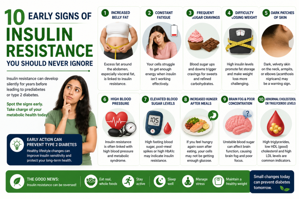 10 Early Signs of Insulin Resistance You Should Never Ignore